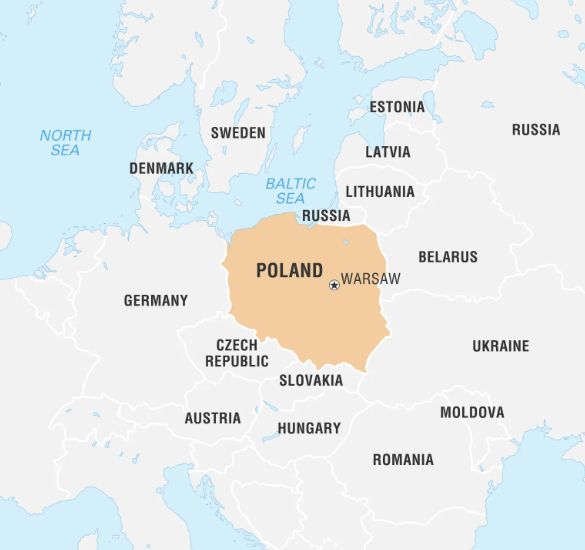 <p>Located in central Europe</p>