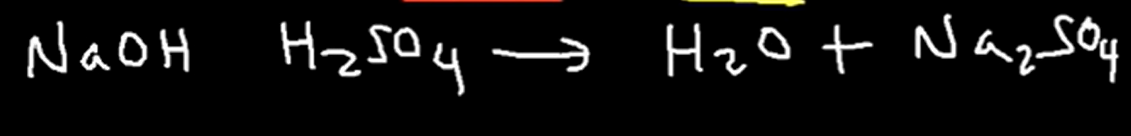 <p>Add the products to the equation</p>