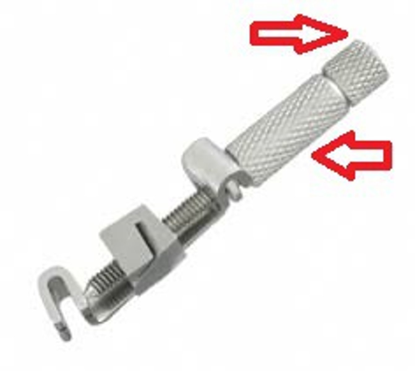 <p>Increases and decreases the size the size of the loop on the band.</p>