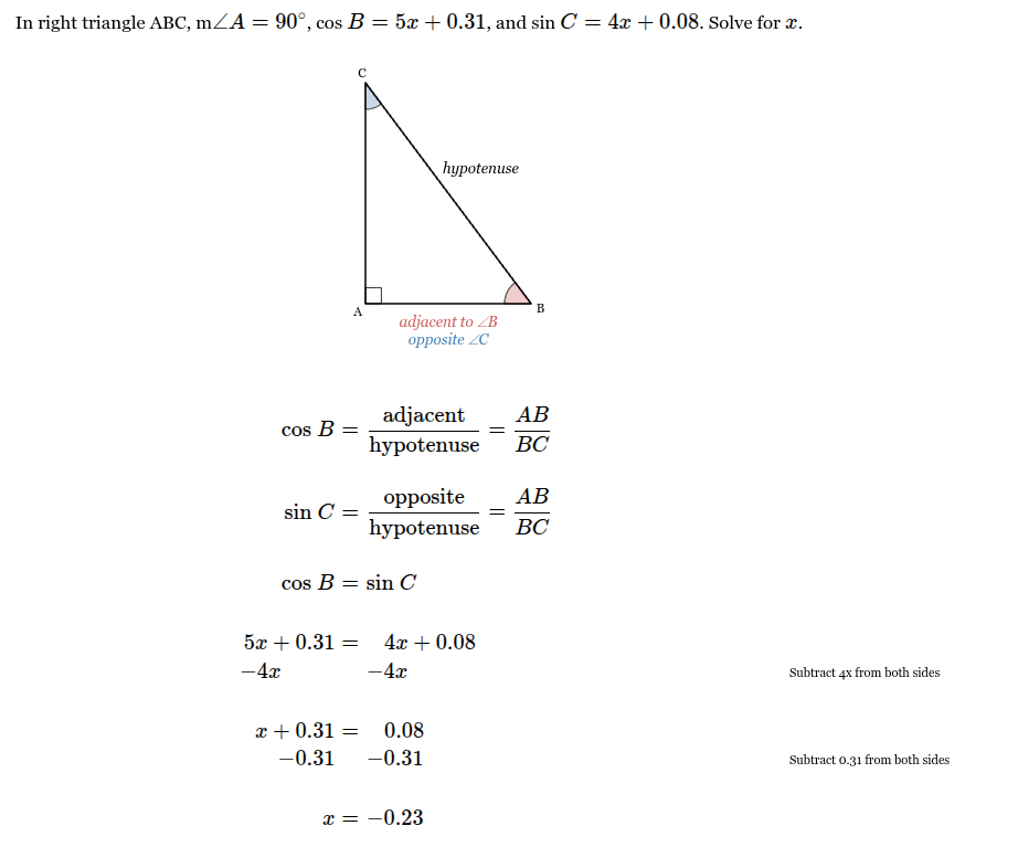 <p><span style="font-family: KaTeX_Main, "Times New Roman", serif; line-height: 1.2; font-size: 1.21em;"><em><span>x</span></em><span>= −0.23</span></span></p>