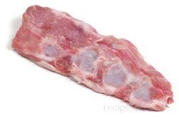 <p>taken from the uppermost part of the loin (spine)</p><p>Spare ribs</p>