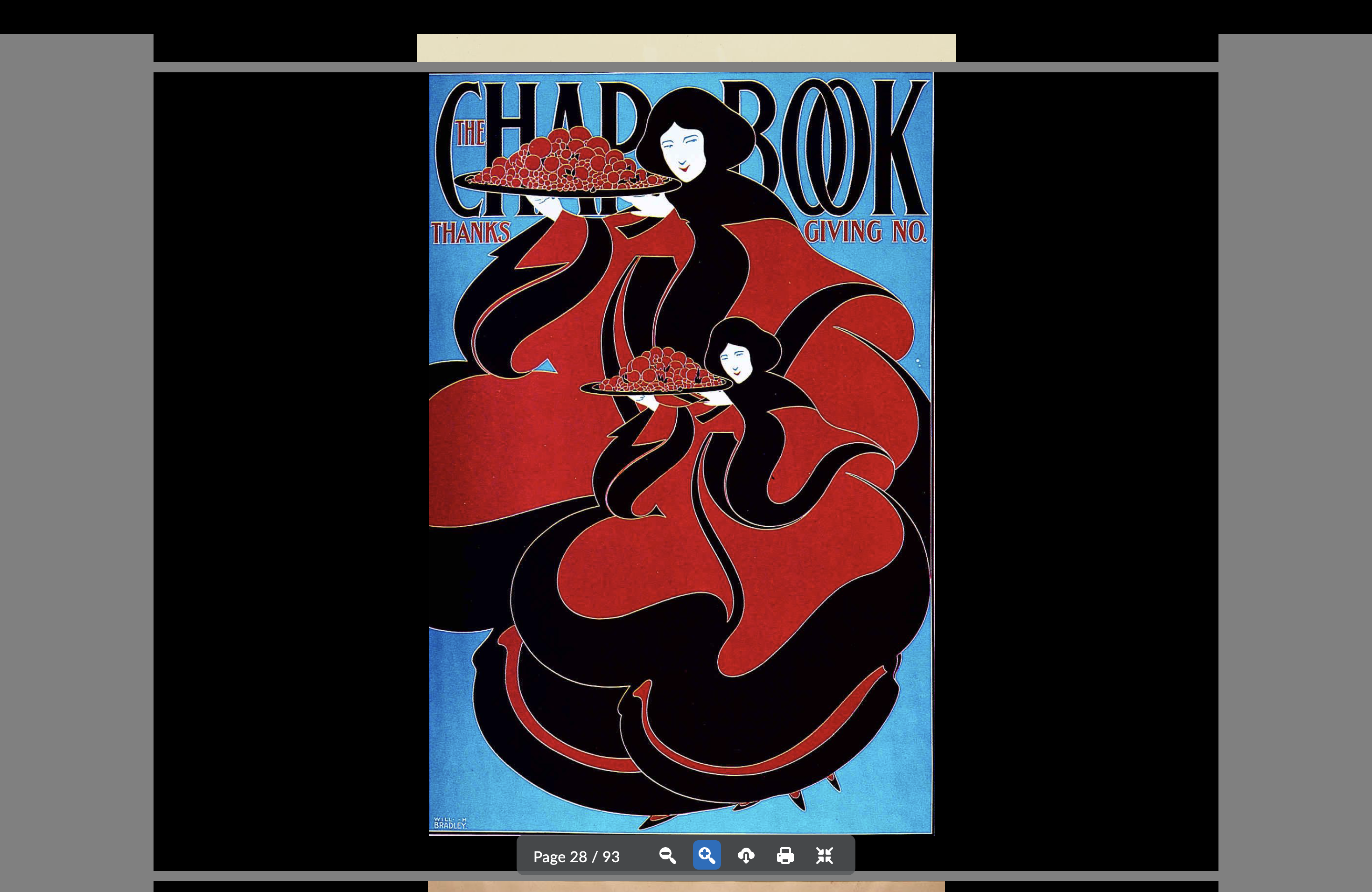 <p>Patterning/flat<br>American Nouveau artist</p>