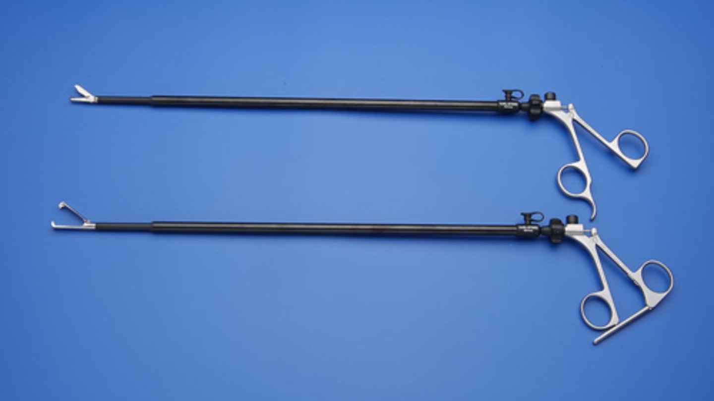 <p>tool used for visual examination of the abdominal cavity</p>