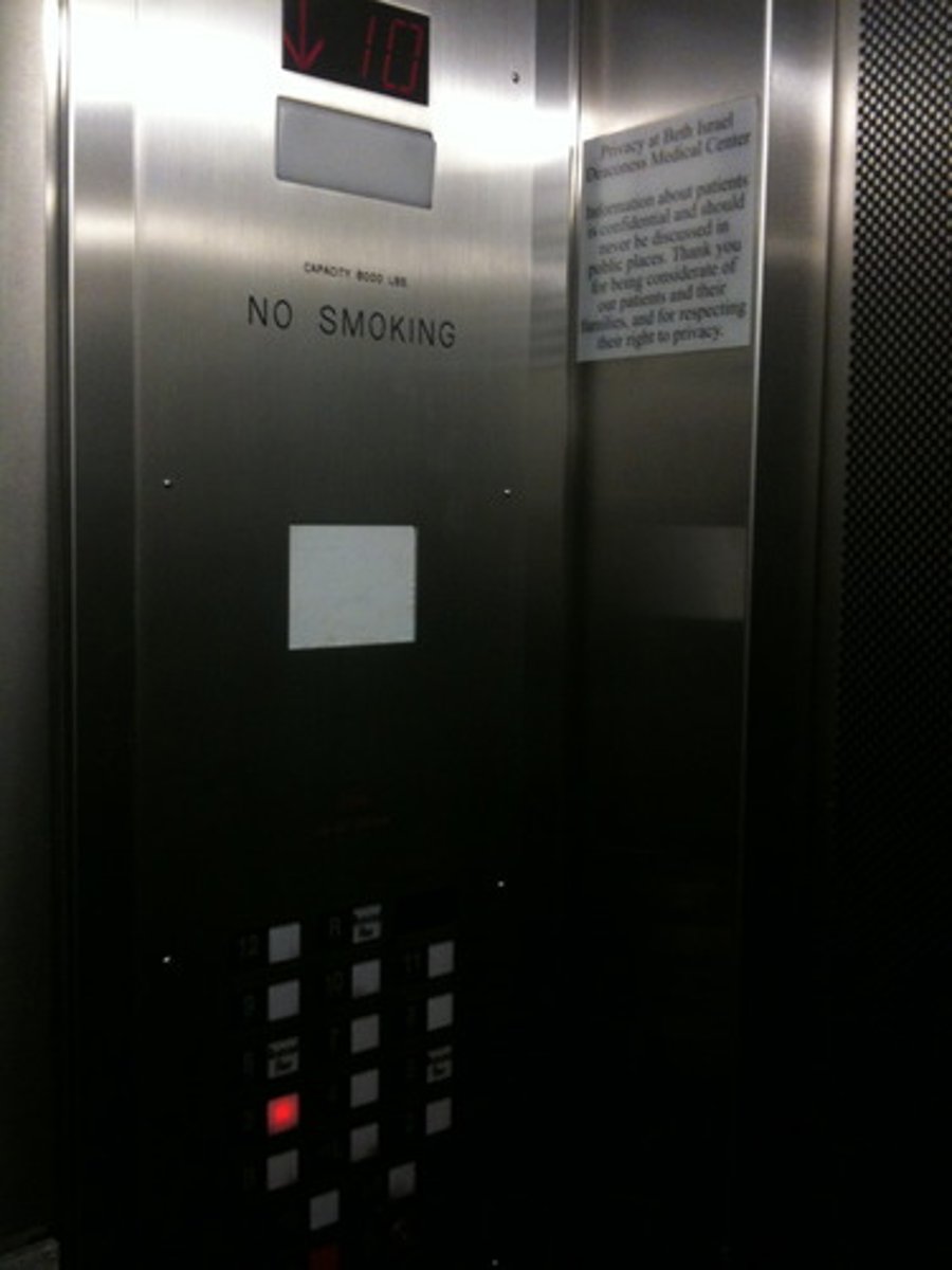 <p>el ascensor (el elevador)</p>