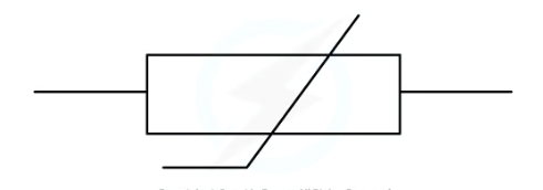Circuit symbol of a resistor