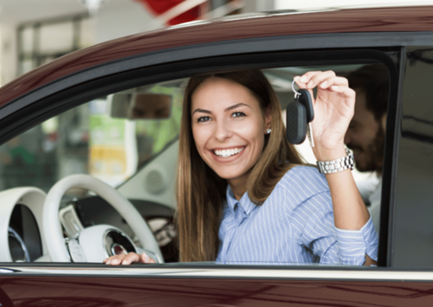 <p>I _____ a small car, but I usually ride my bike to work.</p>