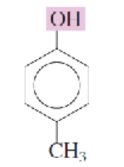 <p>Name the isomeric methylphenols:</p>
