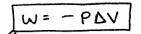<p>the “work” associated with chemical processes is usually work done by gases (through expansion) or work done to gases (through compression)</p>