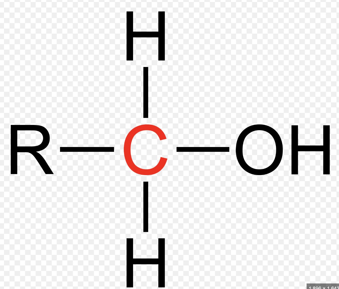 <p>ROH</p><p>organic molecule with hydroxide</p>