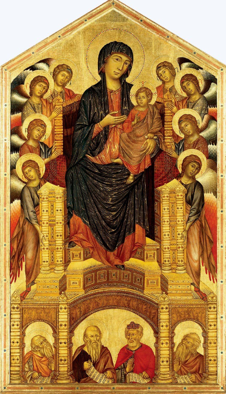 <p>Altarpiece <em>Virgin and Child Enthroned</em>, Florence (1280)</p>