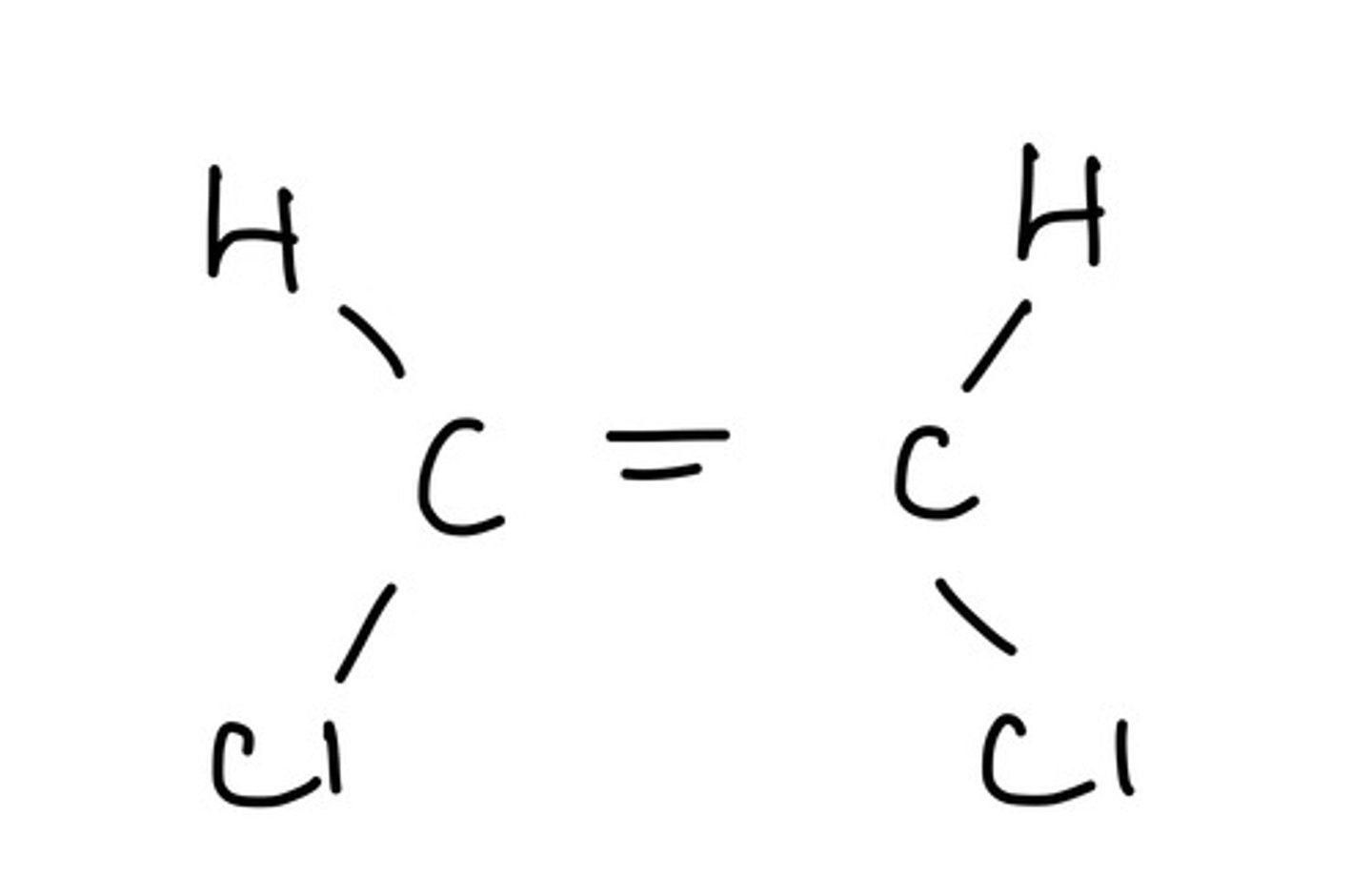 <p>The priority groups are on the same side of the carbon chain</p>