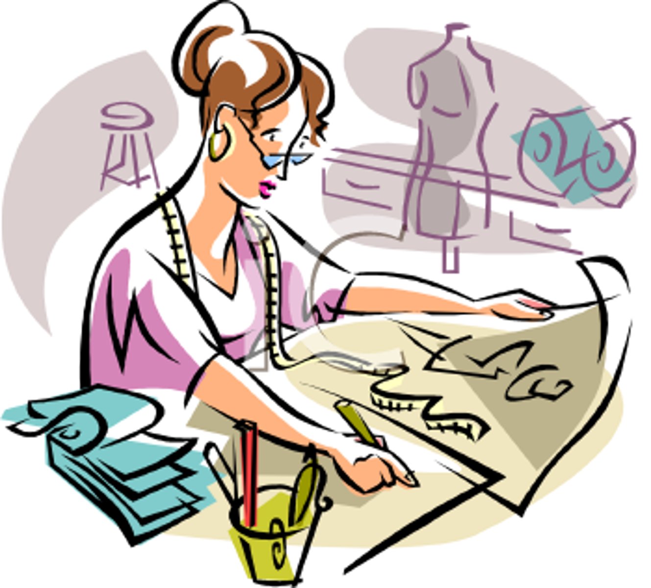 <p>professional responsible for designing and creating costumes for characters in films, theater productions, TV shows, performances, and special events. ( nhà thiết kế trang phục)</p>