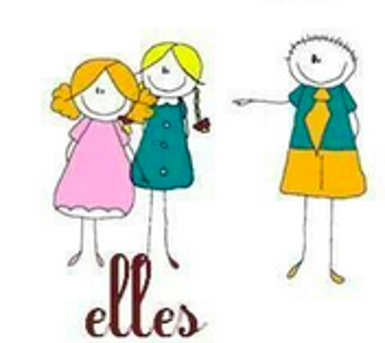 <p>they (girls) do / they are doing</p>