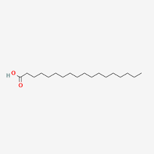 <ul><li><p>saturated </p></li><li><p>18 carbons </p></li></ul>