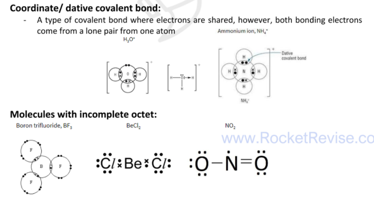 <p>Coordinate/ dative covalent bond</p>