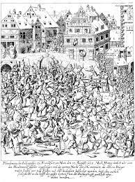 <p>A violent riot incited with the aim of massacring or expelling an ethnic or religious group, particularly Jews.</p>