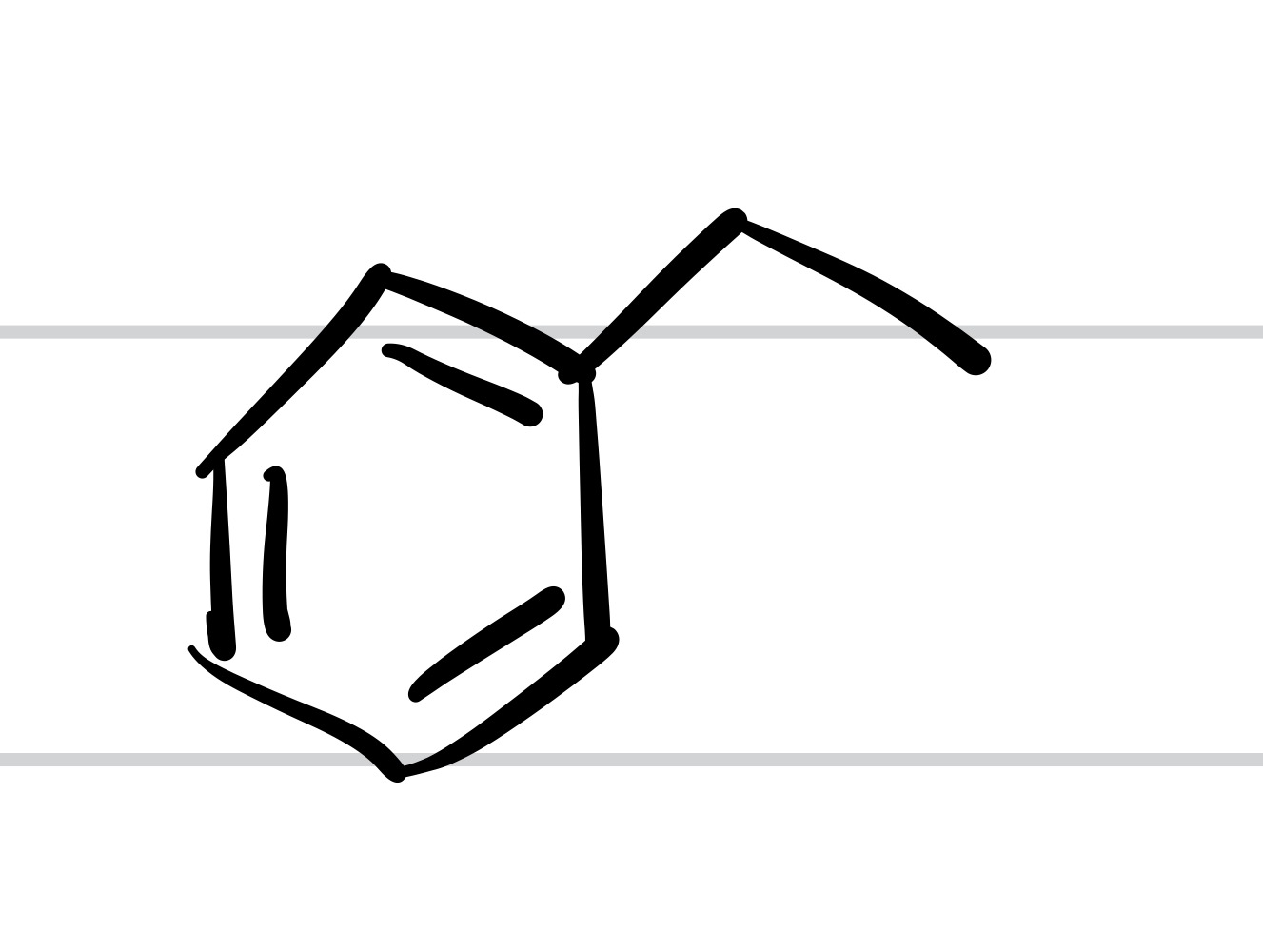 <p>The double O bond leaves </p>