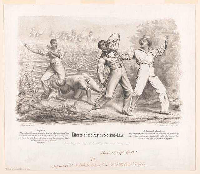 <p>Earlier fugitive slave laws only required states to help return runaway slaves</p><p>As part of Compromise of 1850, Fugitive Slave Act of 1850 made laws stricter</p><ul><li><p>Required <span style="background-color: transparent;"><span>individual northern citizens, not just state officials, to help catch slaves, threatening high fines and jail time. </span></span></p></li><li><p>Revoked fair trial for runaways- took away right to jury trials, stopped accused from testifying for themselves, paid commissioners more money for sending slave back to south than freeing</p></li></ul><p>Backlash in North. Abolition movement grew steam as number of enslavers and slave catchers increased</p><p></p>