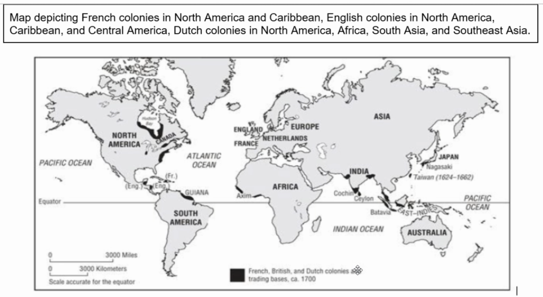 <p>Based on your knowledge of world history, how were European societies affected by an increased presence of Global Trade?</p>