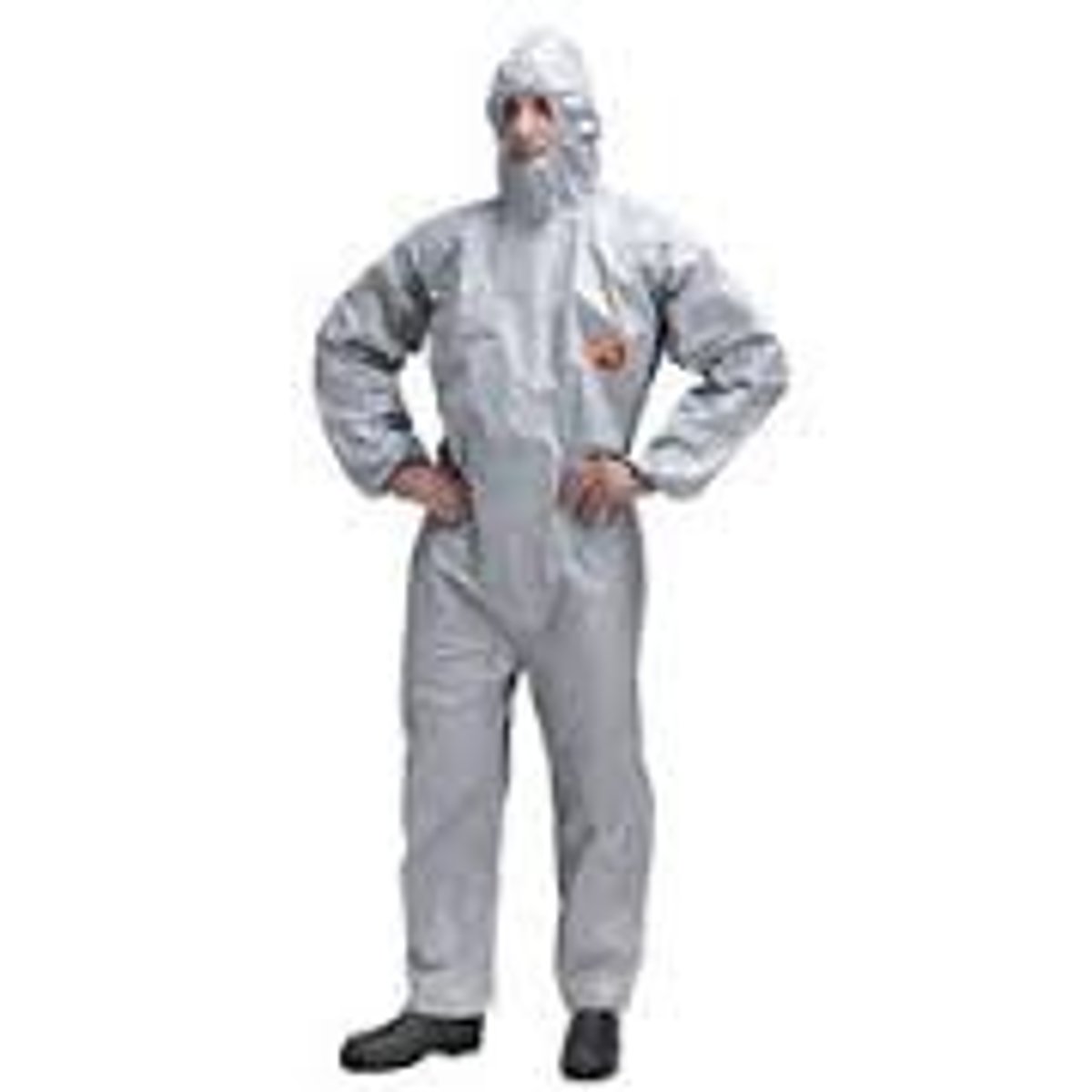 <p>a suit to protect the body from hazardous materials</p>