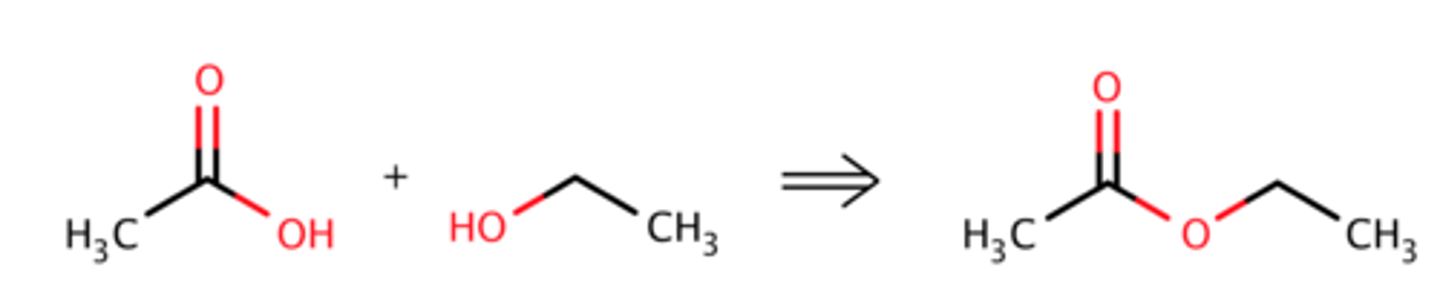 <p>- Förening mellan karboxylsyra och alkohol</p><p>- Namnges: alkohol (-yl) + karboxylsyra (-oat)</p><p>t. ex: etyletanoat</p>