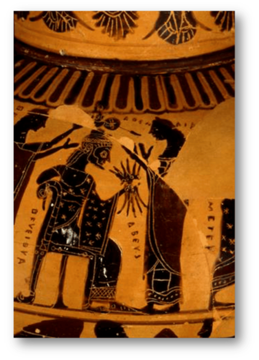 <p>Athena's birth</p>