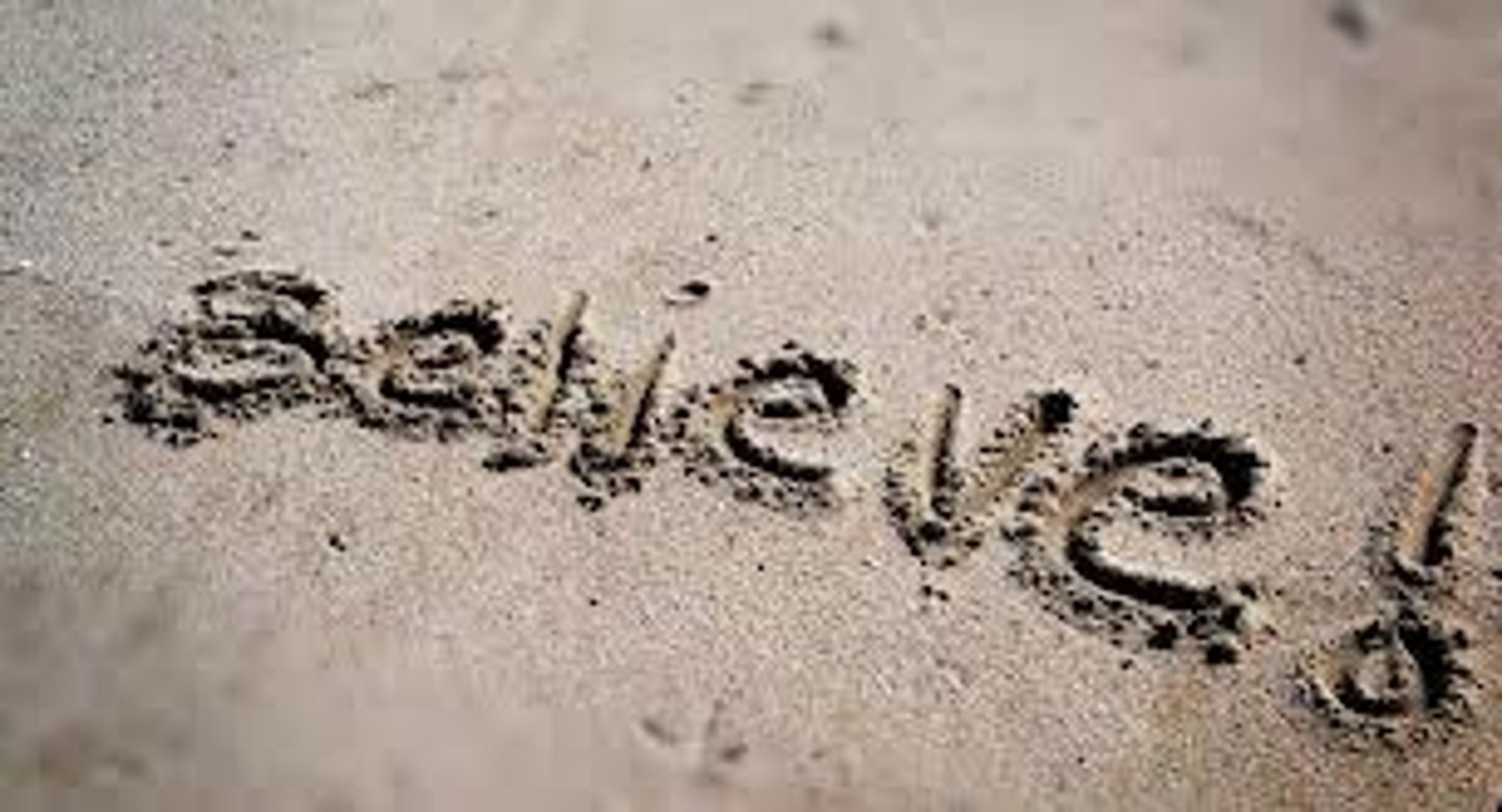 <p>A morpheme meaning "believe"</p>