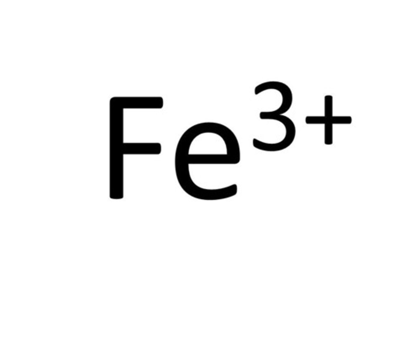 <p>Fe^{3+} </p>