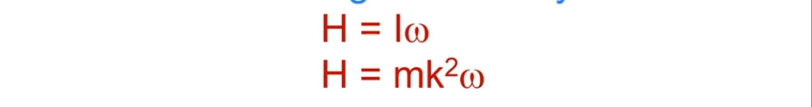 <ul><li><p><u>Quality of angular motion</u> possessed by a body&nbsp;</p></li><li><p>Measured as the <u>product of moment of inertia</u> and <u>angular velocity</u>&nbsp;</p></li></ul><p></p><p></p>