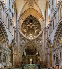 <p>an internal structural arch built to relieve the inwards pressure. wells cathedral </p>