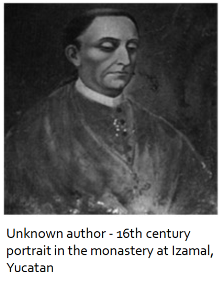 <p>• Franciscan friar, appointed to Izamal, Yucatan in 1549</p><p>• Became enraged due to continuation of Indigenous religion</p><p>• In 1562, ordered an Inquisition in Mani, during which he burned at least 27 Maya codices</p><p>• Ordered interrogation, torture and execution of many Maya people</p><p>• Recalled to Spain and forced to justify his actions to the Council of the Indies</p><p>• As part of his testimony, he wrote Relación de las cosas de Yucatán, probably with the help of Xiu scribes</p><p>• Ironically, this later helped with the decipherment of Maya hieroglyphs&nbsp;</p>