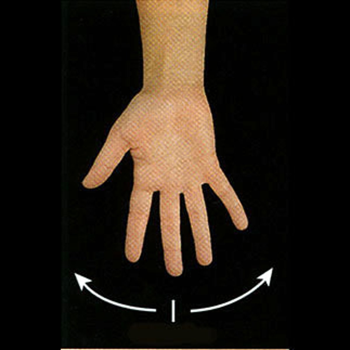 <p>Fingers spread</p>