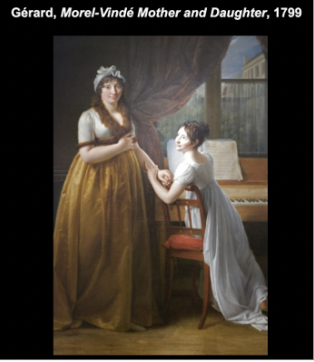 <p>Kehinde wiley, 2020, (mother &amp; daughter), oil paint on canvas</p>