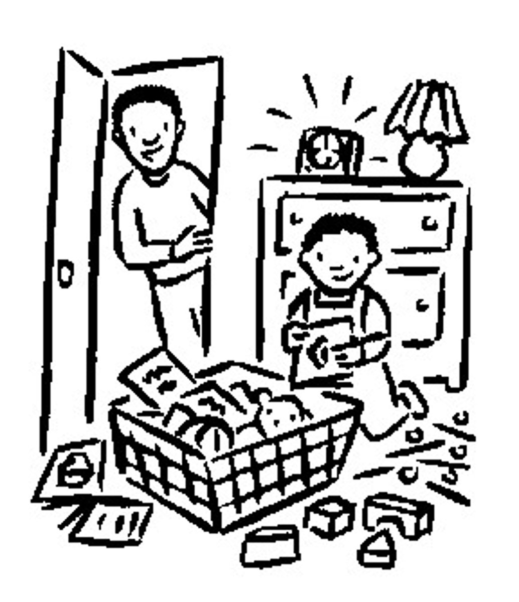 <p>to clean up the bedroom</p>
