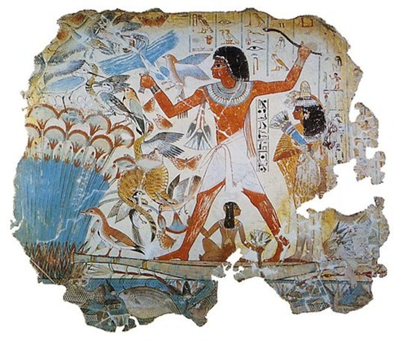 <p>21. Some historians have tried to explain the origins of patriarchy. The evidence found in this<br>painting from ancient Egypt would support which of the following arguments?<br>(A) Women are identified with natural forces, but civilizations value culture more highly.<br>(B) Hunting and foraging led to the dominance of men who could control food supplies.<br>(C) The physical labor required by plowing gradually privileged male power.<br>(D) Private property and commerce were conducted by the men of the first civilizations.</p>