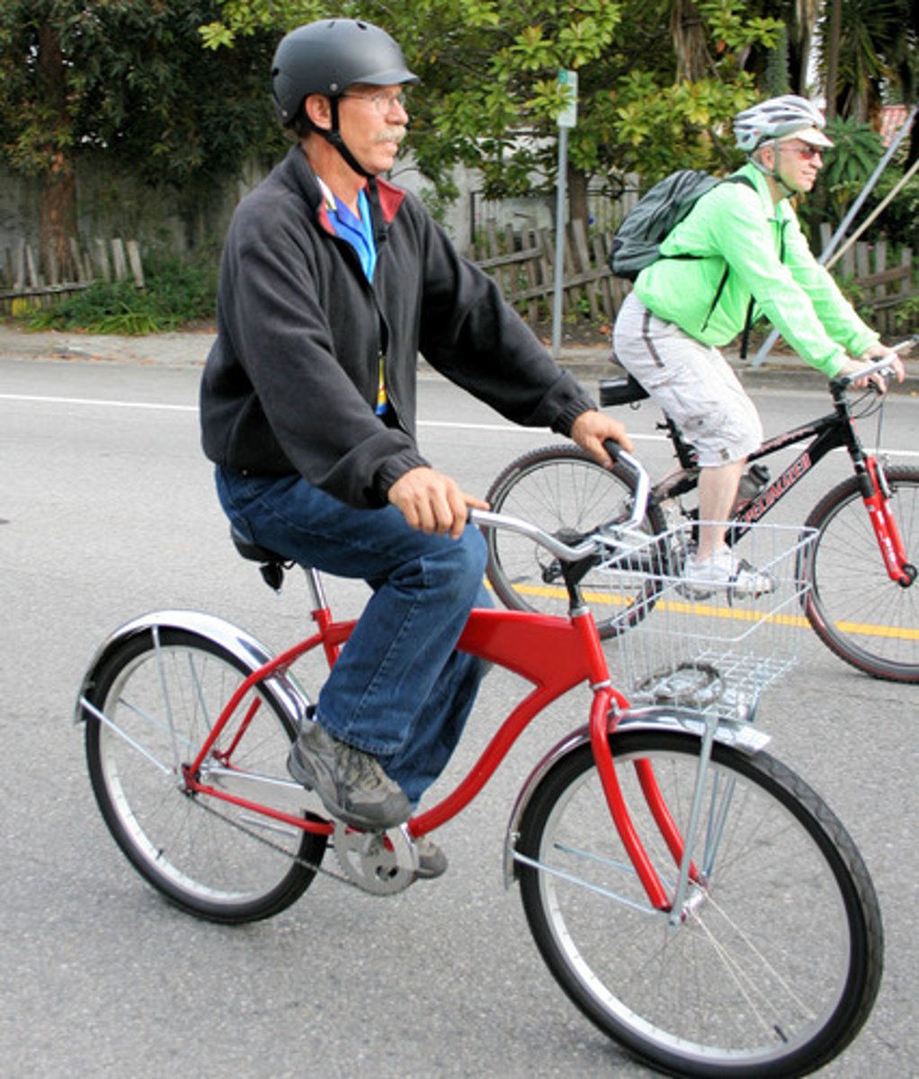 <p>Riding a Bicycle</p>