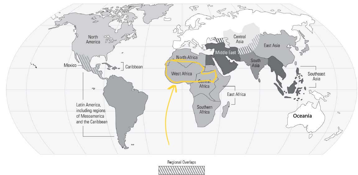 <p>In regards to deserts, this would be a ___ desert</p>