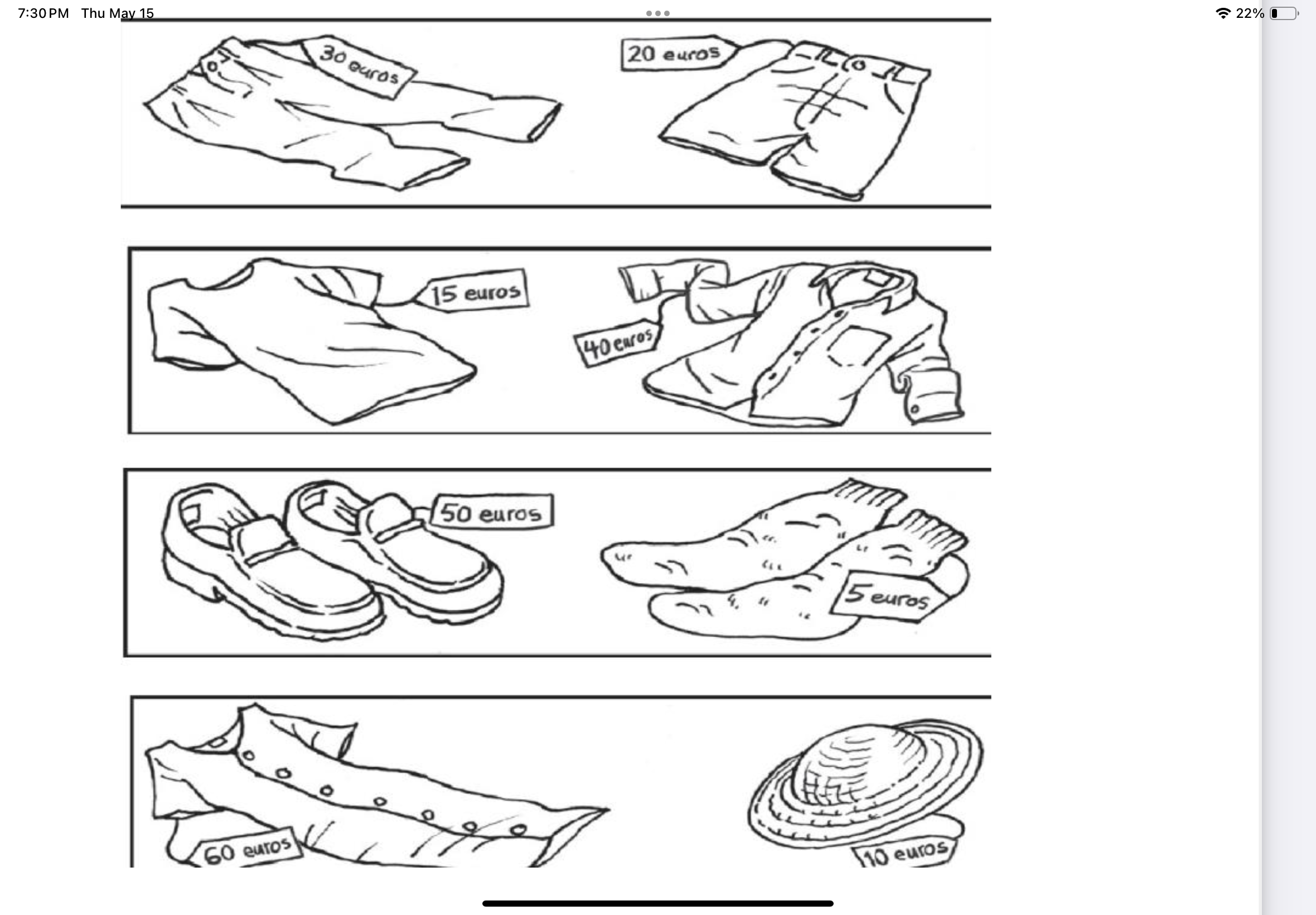 <p>cuanto cuestan los zapatos</p>