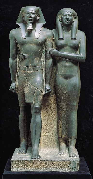 Menkaure and Queen  (material)