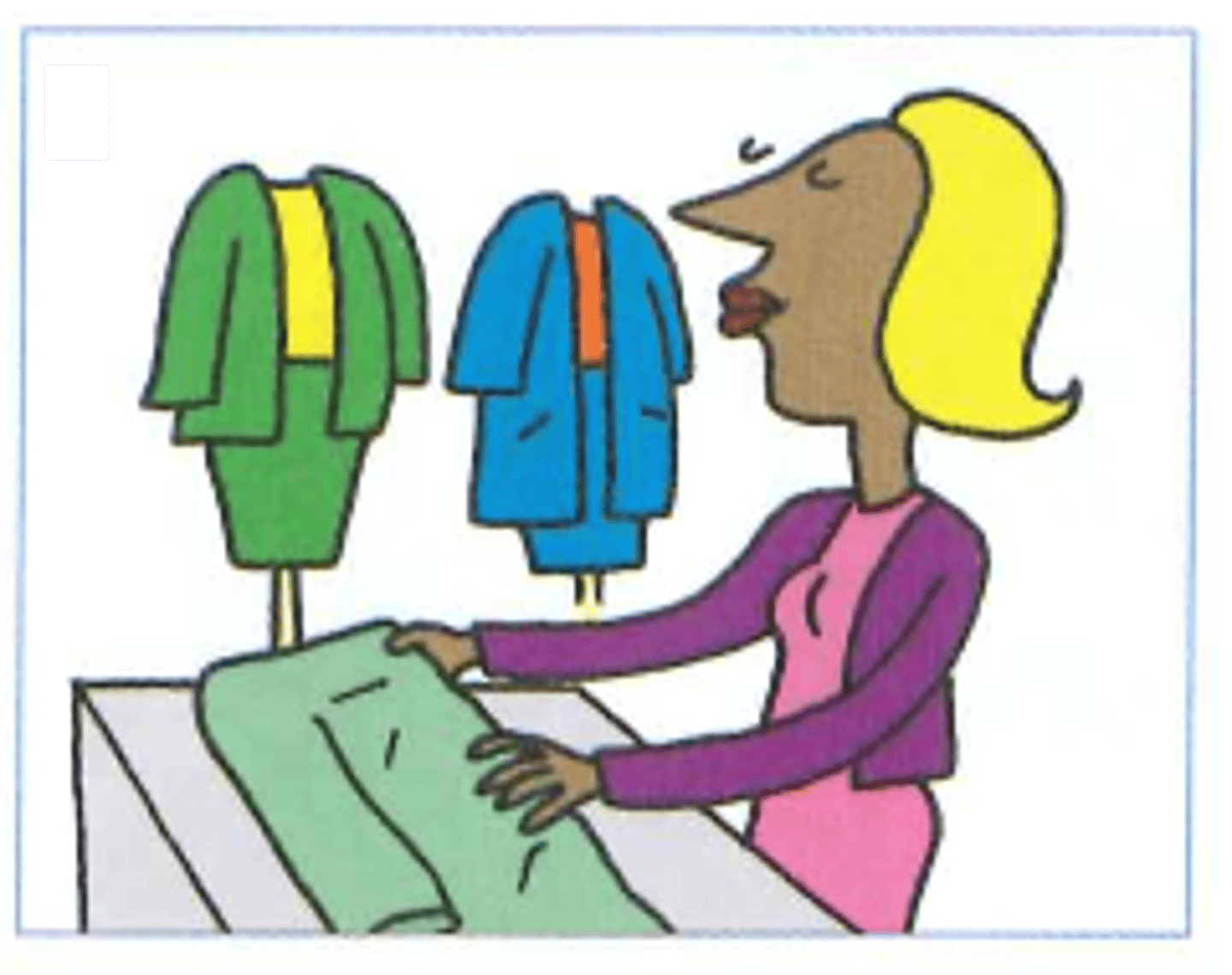 <p>es la persona que vende cosas y trabaja en una tienda.</p>