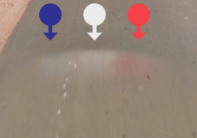 <p>French three color car</p>