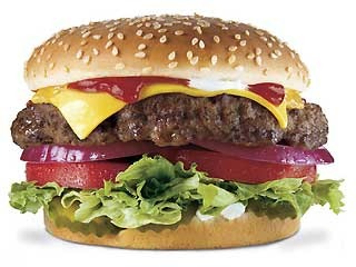 <p>McDonald's and Wendy's both sell hamburgers. However, McDonald's patties are round whereas Wendy's burgers are square.</p>