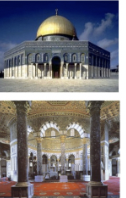 <p>the dome of the rock</p>
