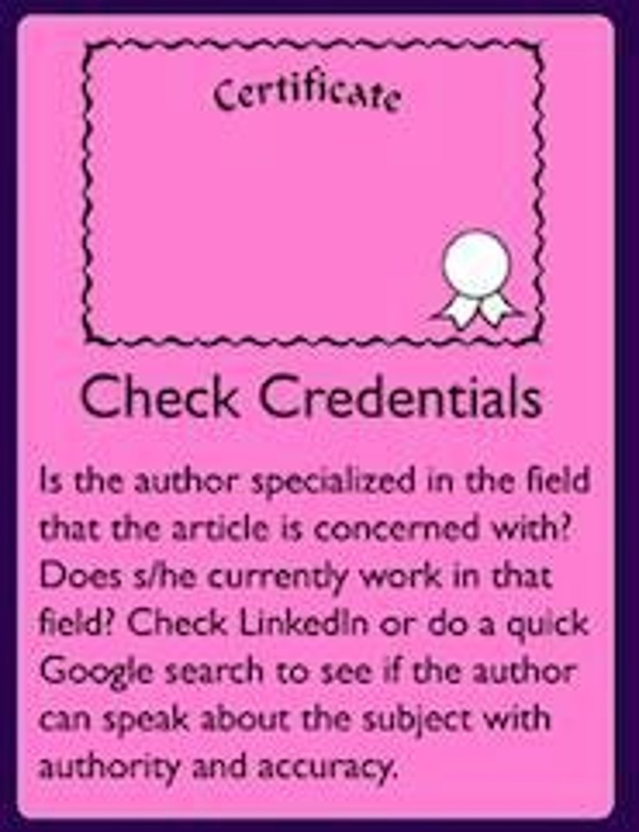 <p>Credibility of the information source.</p>