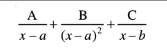 <p>Partial Fractions </p>