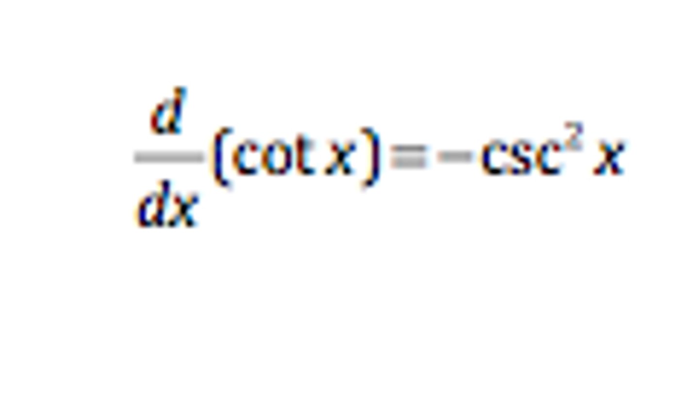 <p>-csc^2(x)</p>