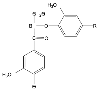 <p>Is the following lignin compound split into two monomers through the action of HS- at elevated temperature?</p>