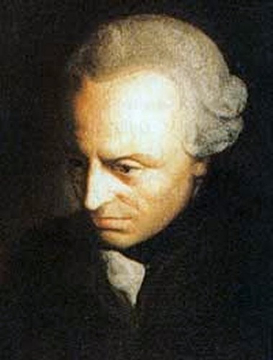 <p>The German philosopher Immanuel Kant in the 18th century</p>