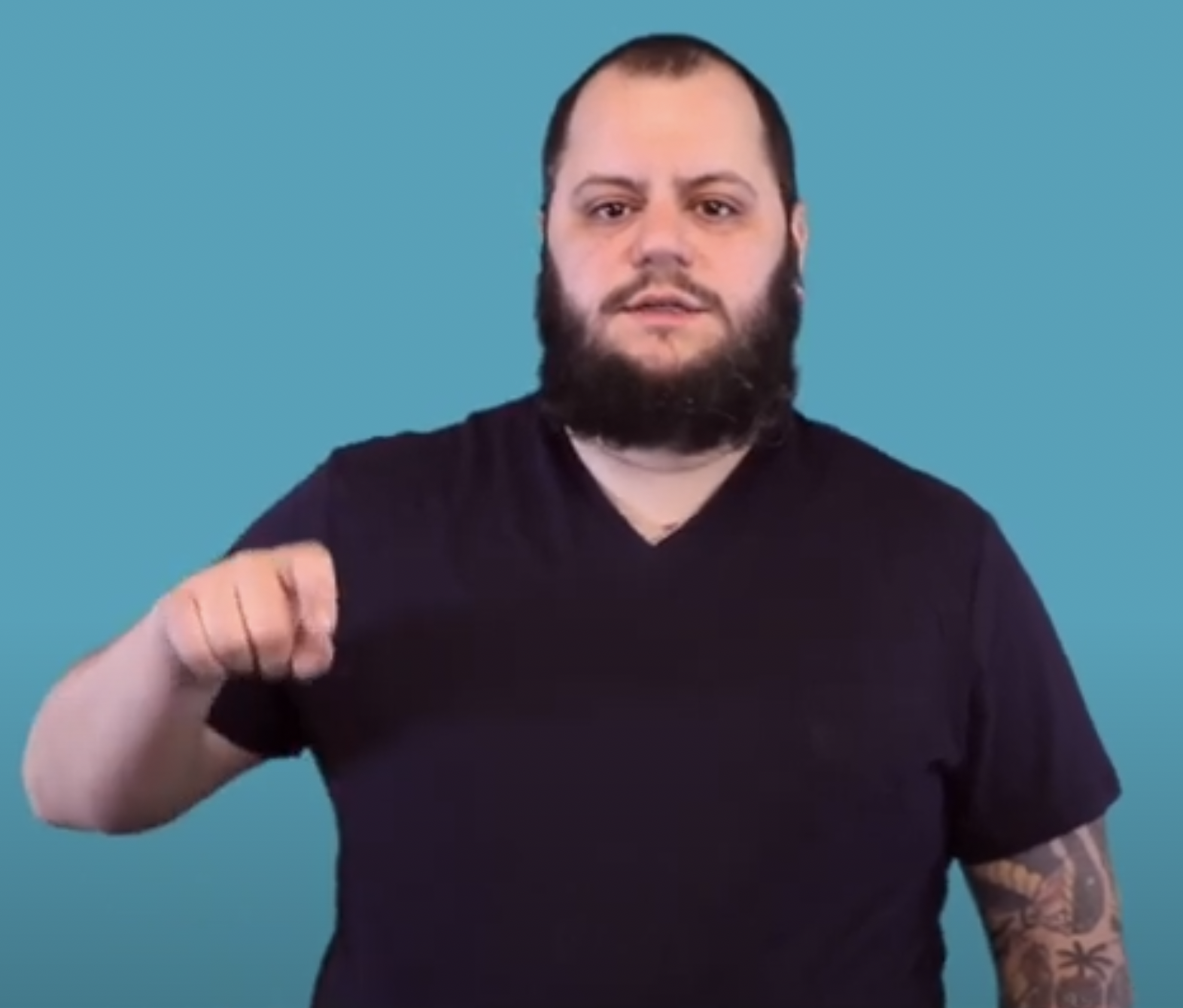 <p>knocking with your little talon</p>