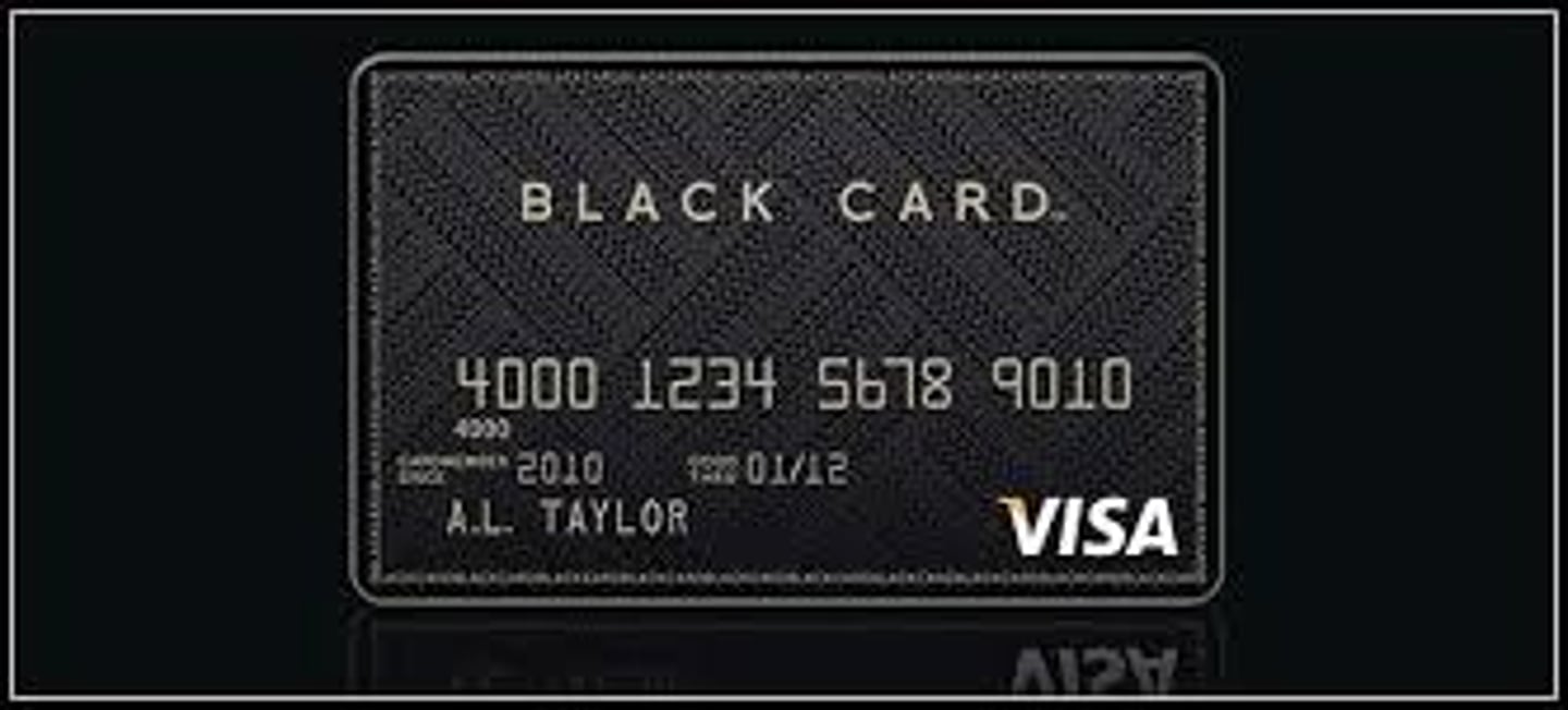 <p>the credit card</p>